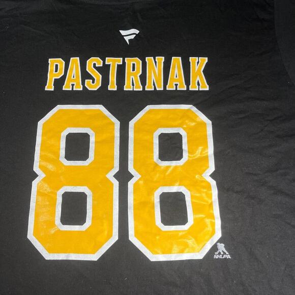 NWT Reebok NHL Boston Bruins Woman’s 3x Pastrnak #88 Black V-Neck T-Shirt Jersey - Picture 2 of 8